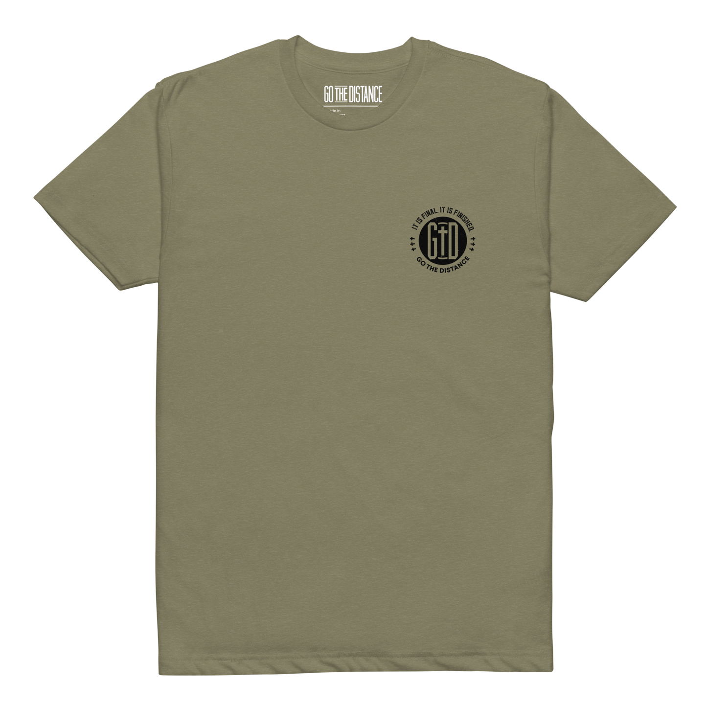 So Be It shirt military green front - God's word is final, soft 60/40 cotton-poly faith tee