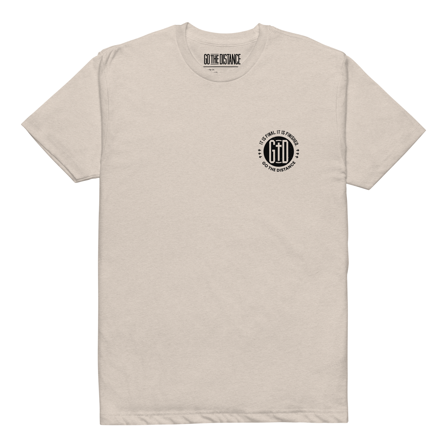 So Be It shirt sand front - God's word is final, soft 60/40 cotton-poly faith tee