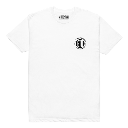 So Be It shirt white front - God's word is final, soft 60/40 cotton-poly faith tee